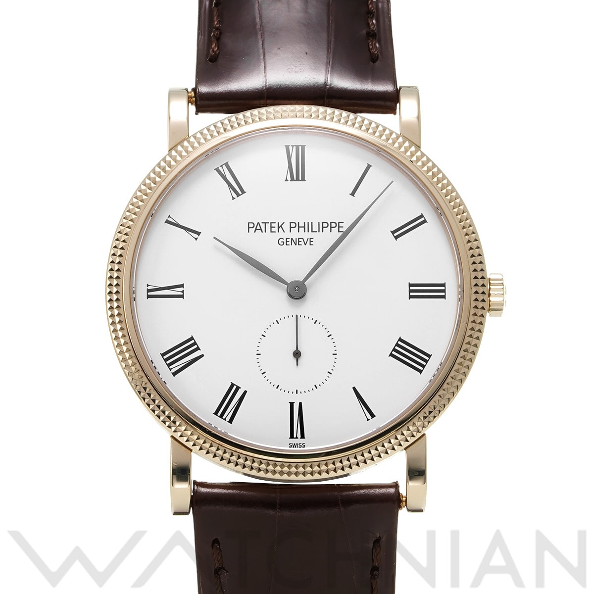 パテック フィリップ カラトラバ 5119J-001 ホワイト メンズ 時計 【中古】【wristwatch】