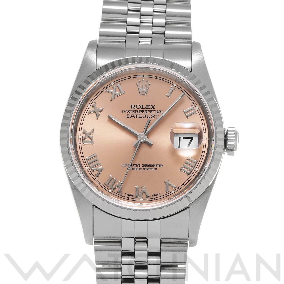 ロレックス デイトジャスト 16234 ピンク メンズ 時計 【中古】【wristwatch】