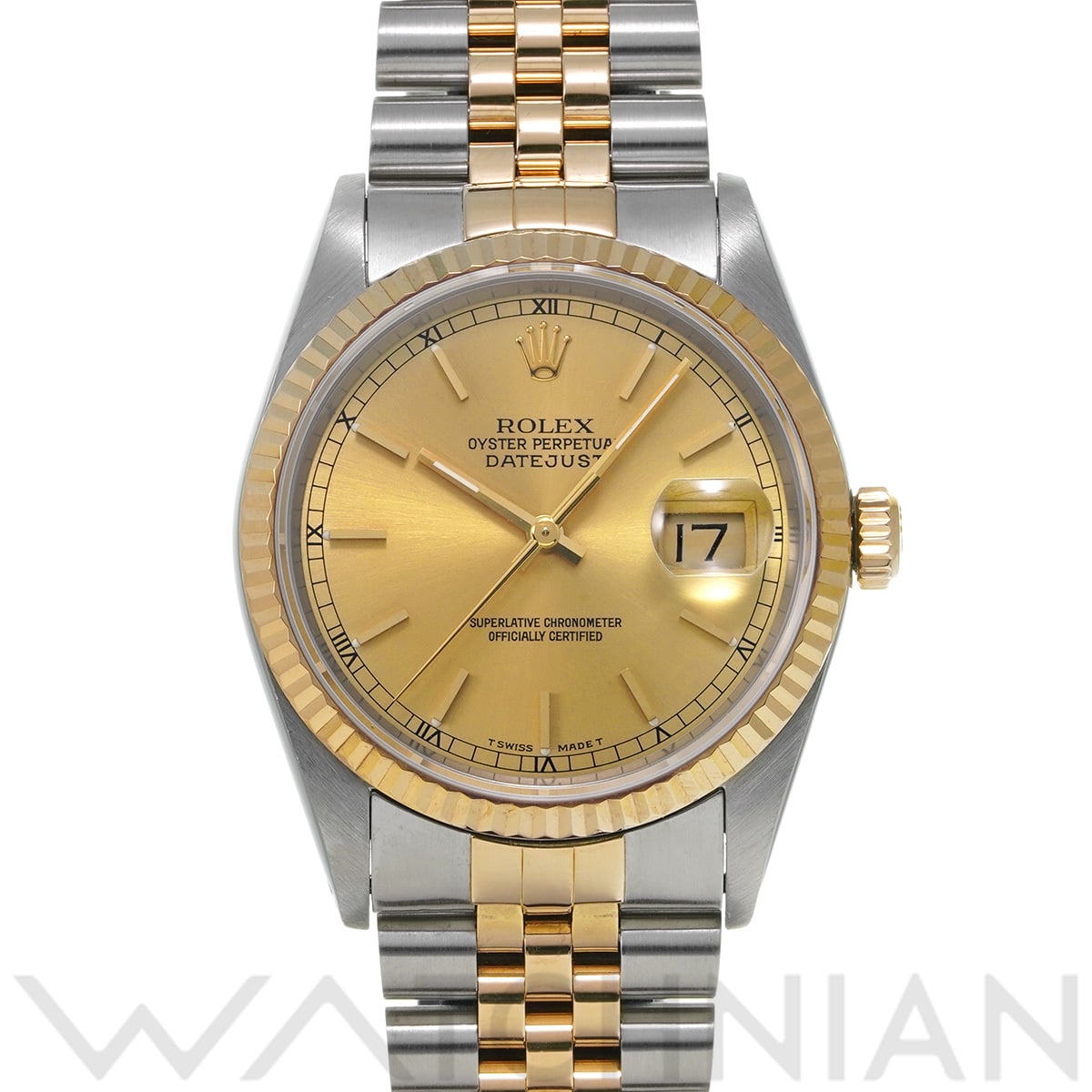 ロレックス デイトジャスト 16233 シャンパン メンズ 時計 【中古】【wristwatch】