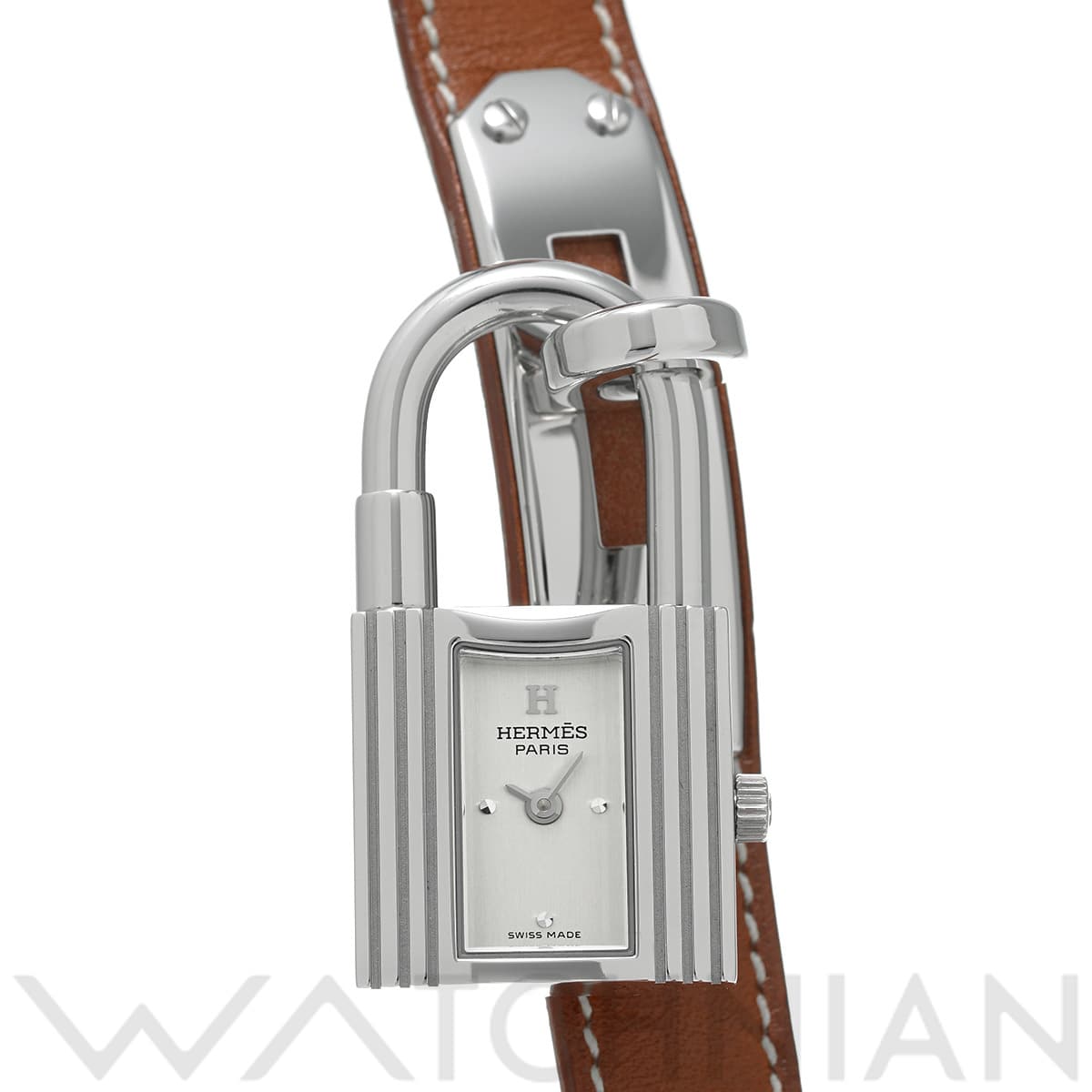 エルメス ケリーウォッチ KE1.210 シルバー レディース 時計 【中古】【wristwatch】