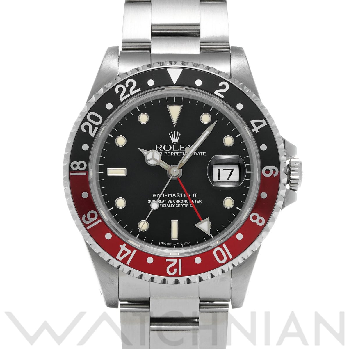 ロレックス GMTマスターII 16710 ブラック メンズ 時計 【中古】【wristwatch】