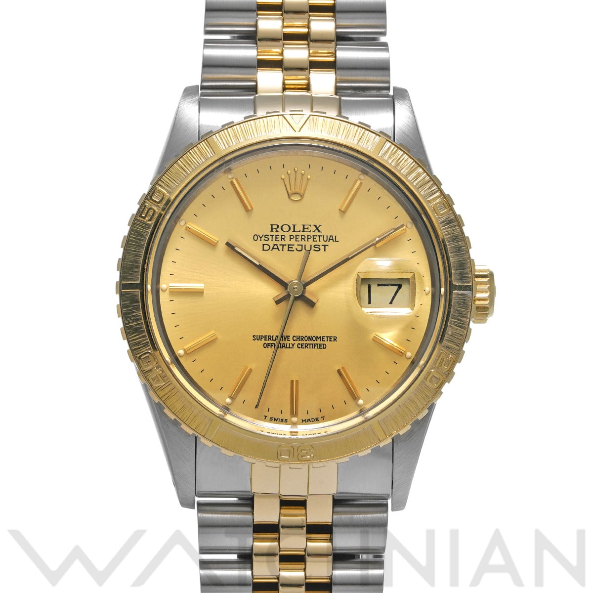 ロレックス デイトジャスト サンダーバード 16253 シャンパン メンズ 時計 【中古】【wristwatch】