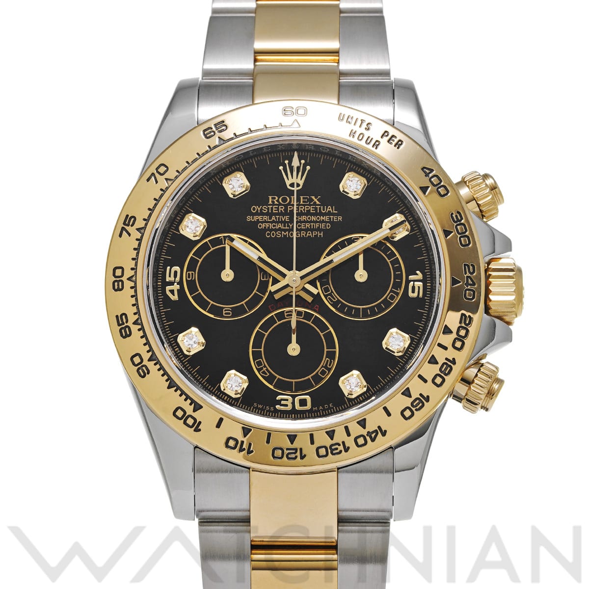 ロレックス コスモグラフ デイトナ 116503G ブラック/ダイヤモンド メンズ 時計 【中古】【wristwatch】