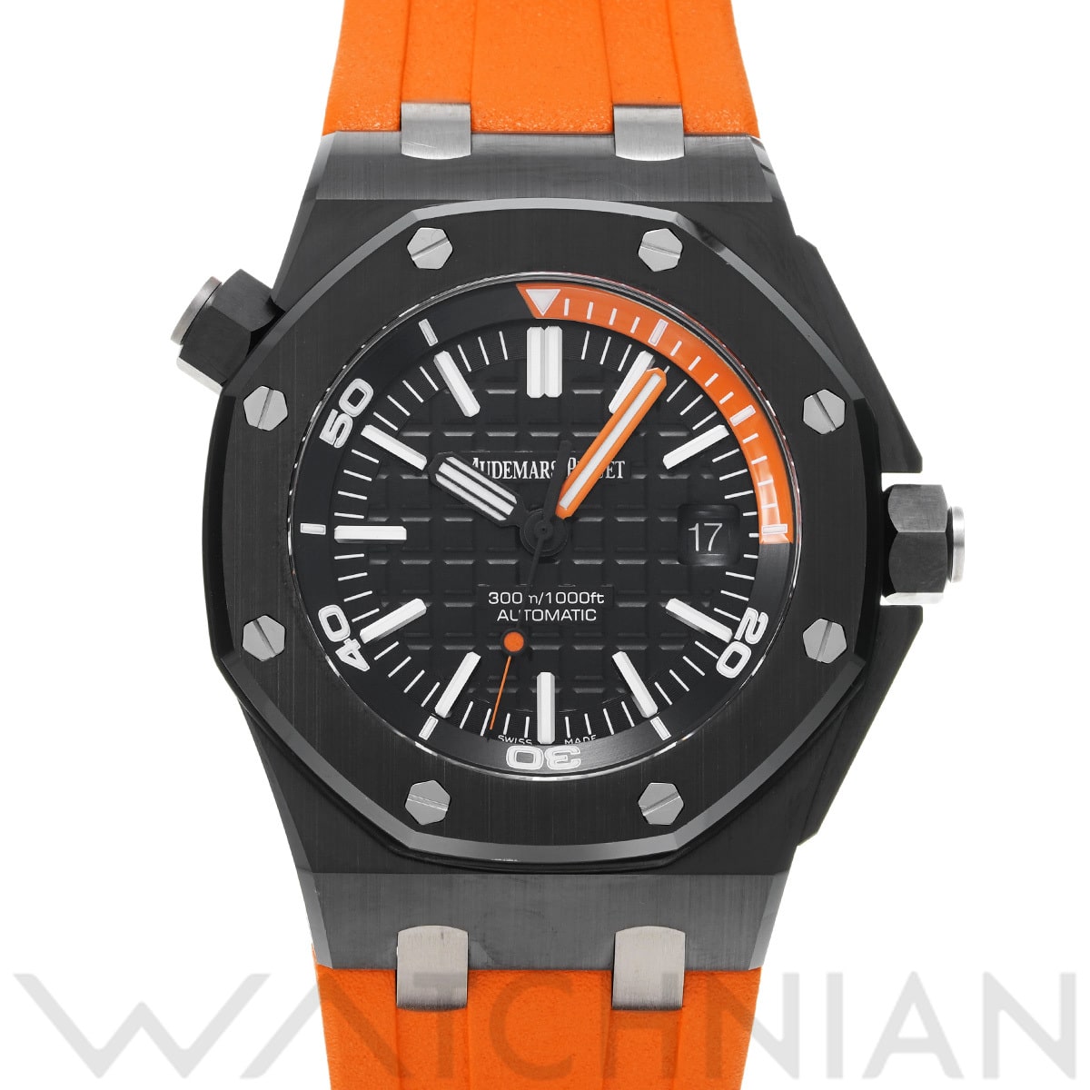 オーデマ ピゲ ロイヤルオーク オフショア ダイバー 15707CE.OO.A002CA.01 ブラック メンズ 時計 【中古】【wristwatch】