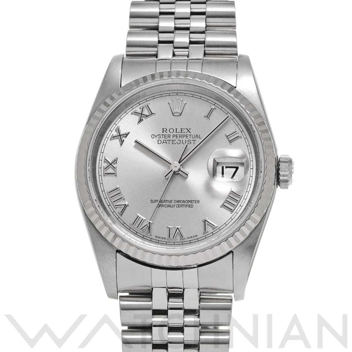 ロレックス デイトジャスト 16234 シルバー メンズ 時計 【中古】【wristwatch】