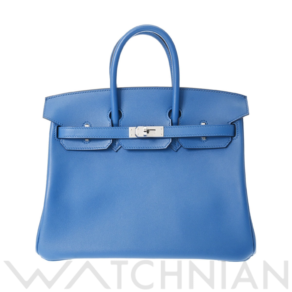 エルメス バーキン 25 ブルーフランス ヴォースイフト レディース バッグ 【未使用】【bag】