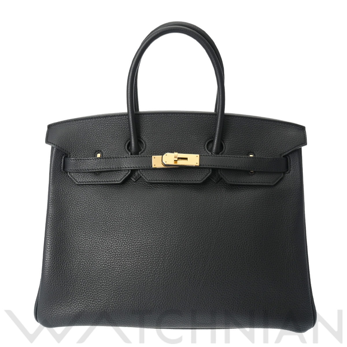 エルメス バーキン 35 ブラック/ゴールド金具 トゴ ユニセックス バッグ 【中古】【bag】