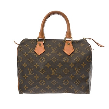ルイ ヴィトン モノグラム スピーディ 25 ブラウン M41528 モノグラムキャンバス レディース バッグ 【中古】【bag】