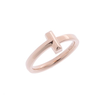 ティファニー Tワンリング ゴールド K18ピンクゴールド PG レディース ジュエリー 【中古】【jewelry】