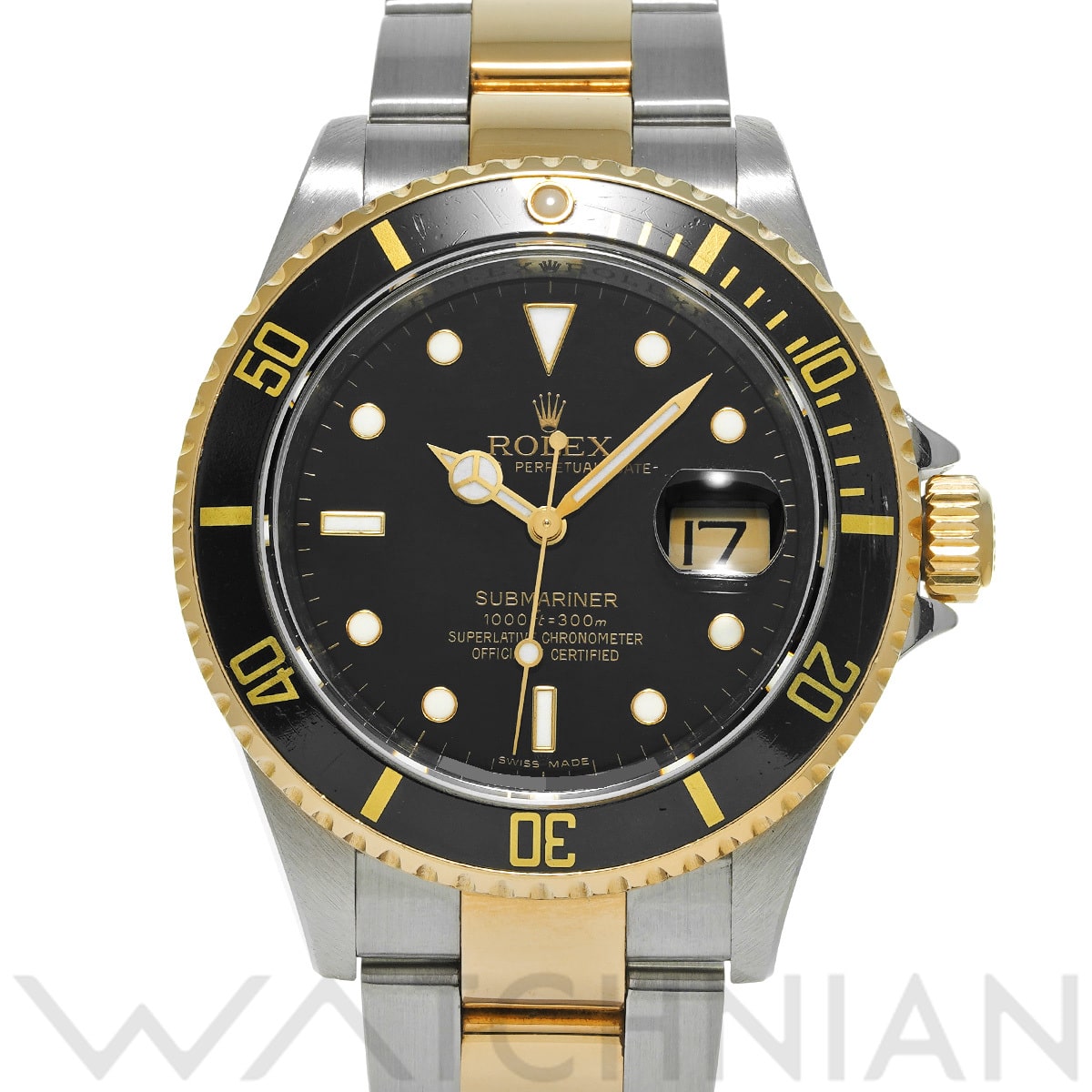 ロレックス サブマリーナ デイト 16613LN ブラック メンズ 時計 【中古】【wristwatch】