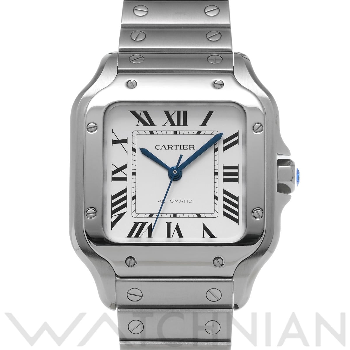 カルティエ サントス ドゥ カルティエ MM WSSA0029 シルバー メンズ 時計 【中古】【wristwatch】
