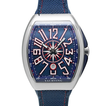 フランクミュラー ヴァンガード ヨッティング V45SCDTYACHTING ブルー メンズ 時計 【中古】【wristwatch】