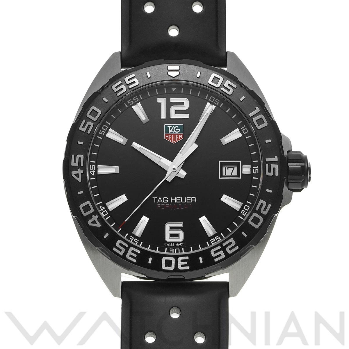 タグ ホイヤー フォーミュラ1 クォーツ WAZ1110.FT8023 ブラック メンズ 時計 【中古】【wristwatch】