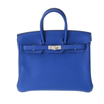 エルメス バーキン 25 ブルーロワイヤル トゴ レディース バッグ 【中古】【bag】