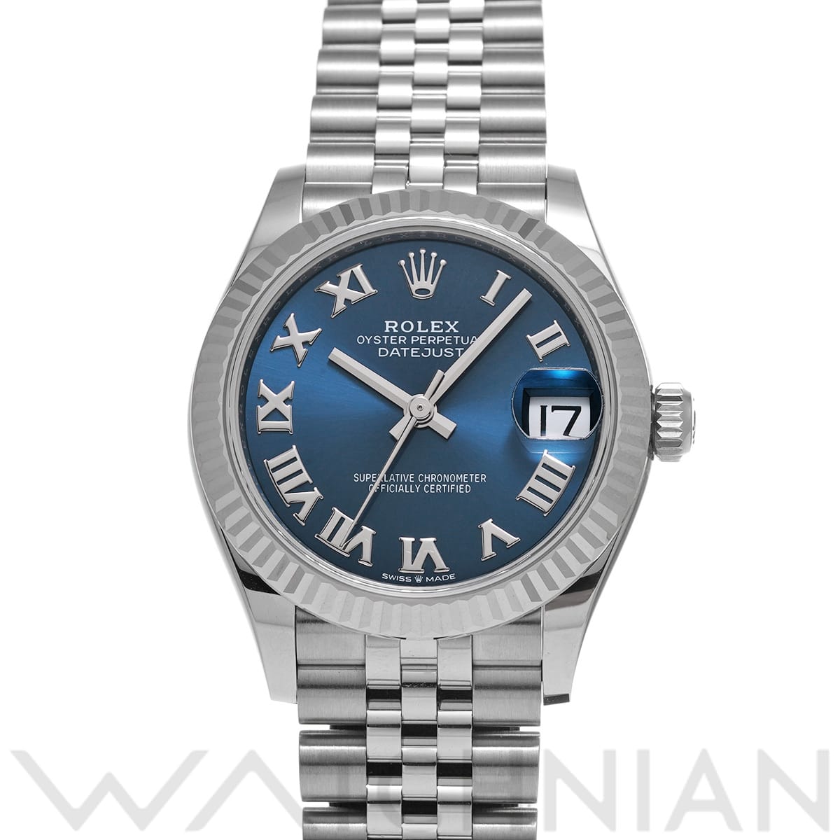 ロレックス デイトジャスト 31 278274 ブライトブルー ユニセックス 時計 【中古】【wristwatch】