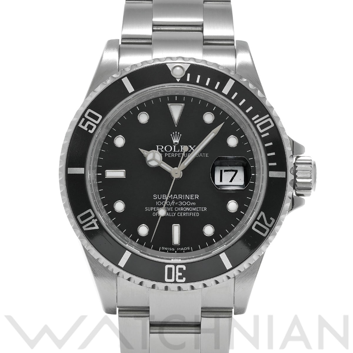 ロレックス サブマリーナ デイト 16610 ブラック メンズ 時計 【中古】【wristwatch】