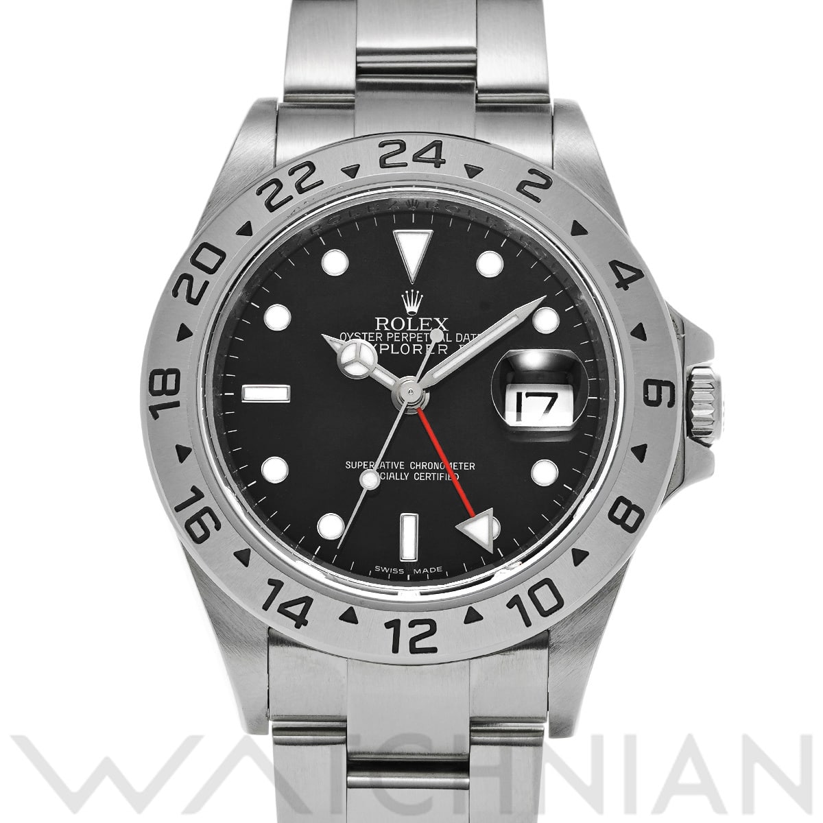 ロレックス エクスプローラーII 16570 ブラック メンズ 時計 【中古】【wristwatch】