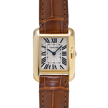 カルティエ タンク アングレーズ SM W5310028 シルバー レディース 時計 【中古】【wristwatch】