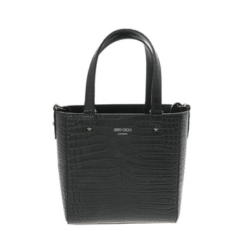 ジミーチュウ ミニ ペガシ 2WAY ブラック クロコ型押しレザー レディース バッグ 【中古】【bag】