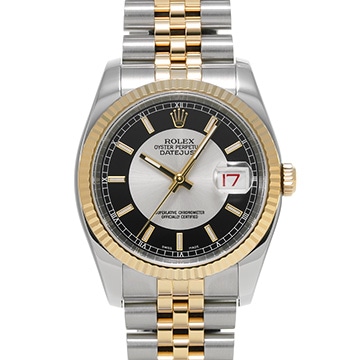 ロレックス デイトジャスト 116233 シルバー/ブラック メンズ 時計 【中古】【wristwatch】