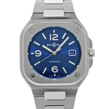ベル＆ロス BR 05 ブルースチール BR05A-BLU-ST/SST ブルー メンズ 時計 【中古】【wristwatch】