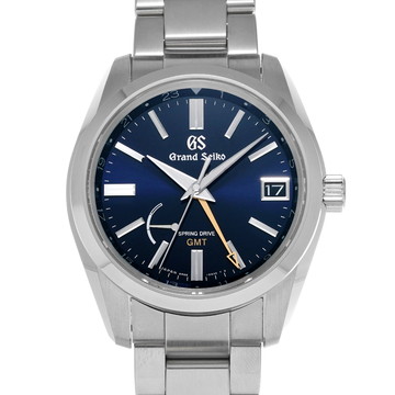 グランドセイコー ヘリテージコレクション スプリングドライブ GMT SBGE281 ミッドナイトブルー メンズ 時計 【中古】【wristwatch】