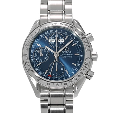 オメガ スピードマスター トリプルカレンダー 3523.80 ブルー メンズ 時計 【中古】【wristwatch】
