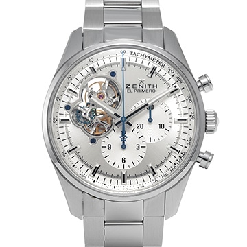 ゼニス クロノマスター エル・プリメロ オープン 03.2040.4061/01.M2040 シルバー メンズ 時計 【中古】【wristwatch】