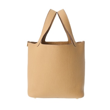 エルメス ピコタン ロック PM ビスキュイ/ゴールド金具 トリヨンクレマンス レディース バッグ 【新品】【bag】