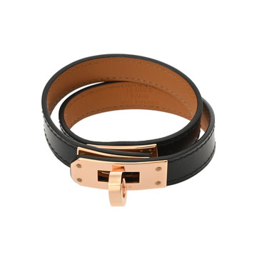 エルメス ケリー ドゥブルトゥール #T2 ブラック ボックスカーフ レディース ジュエリー 【中古】【jewelry】