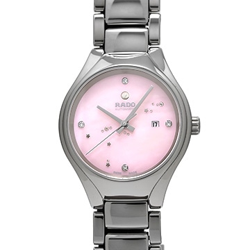 ラドー トゥルー オートマティック 561.0243.3 ピンクシェル/ダイヤモンド レディース 時計 【中古】【wristwatch】
