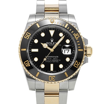 ロレックス サブマリーナ デイト 116613LN ブラック メンズ 時計 【中古】【wristwatch】