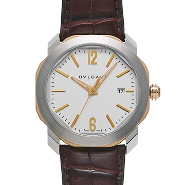 ブルガリ オクト ローマ OCP41SG シルバー メンズ 時計 【中古】【wristwatch】