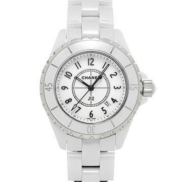 シャネル J12 33MM H0968 ホワイト レディース 時計 【中古】【wristwatch】