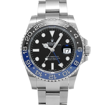 ロレックス GMTマスターII 116710BLNR ブラック メンズ 時計 【中古】【wristwatch】