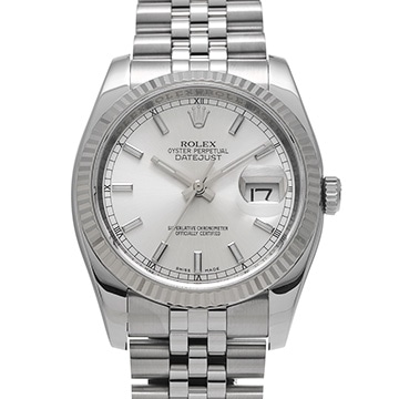 ロレックス デイトジャスト 116234 シルバー メンズ 時計 【中古】【wristwatch】