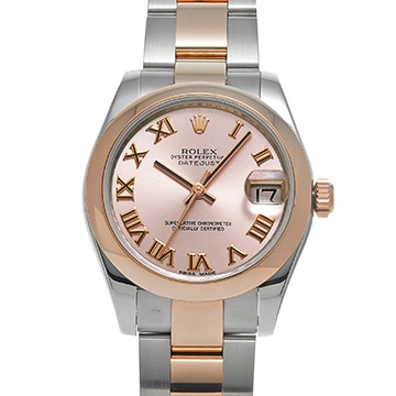 ロレックス デイトジャスト 31 178241 ピンク ユニセックス 時計 【中古】【wristwatch】