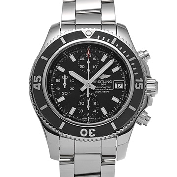 ブライトリング スーパーオーシャン クロノグラフ 42 A13311C9/BE93 ブラック メンズ 時計 【中古】【wristwatch】