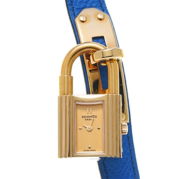 エルメス ケリーウォッチ KE1.201 シャンパン レディース 時計 【中古】【wristwatch】