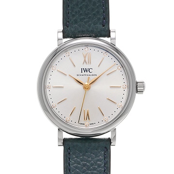 IWC ポートフィノ オートマティック 34 IW357411 シルバー/ダイヤモンド レディース 時計 【中古】【wristwatch】