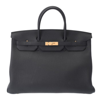 エルメス バーキン 40 ブラック トゴ ユニセックス バッグ 【中古】【bag】
