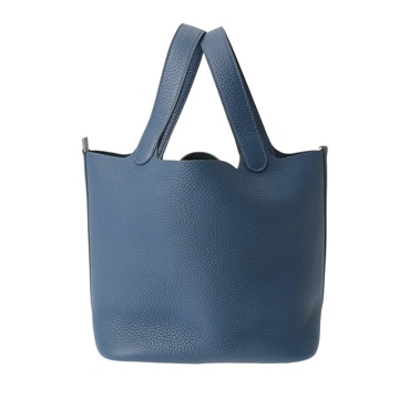エルメス ピコタン ロック MM ブルードプリュス トリヨンクレマンス レディース バッグ 【未使用】【bag】