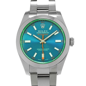 ロレックス ミルガウス 116400GV Zブルー メンズ 時計 【中古】【wristwatch】