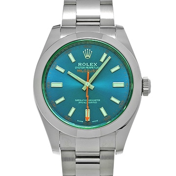 ロレックス ミルガウス 116400GV Zブルー メンズ 時計 【中古】【wristwatch】