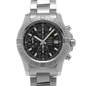 ブライトリング コルト クロノグラフ オートマチック A133884Y/BE68 ブラック メンズ 時計 【中古】【wristwatch】