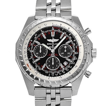 ブライトリング ベントレー モーターズ Tスピード クロノグラフ A256B54SPS ブラック メンズ 時計 【中古】【wristwatch】