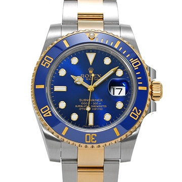 ロレックス サブマリーナ デイト 116613LB ブルー メンズ 時計 【中古】【wristwatch】