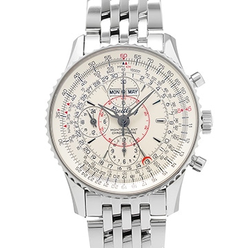 ブライトリング モンブリラン ダトラ A213G18NP シルバー メンズ 時計 【中古】【wristwatch】