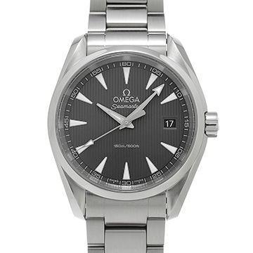 オメガ シーマスター アクアテラ クォーツ 231.10.39.60.06.001 グレー メンズ 時計 【中古】【wristwatch】