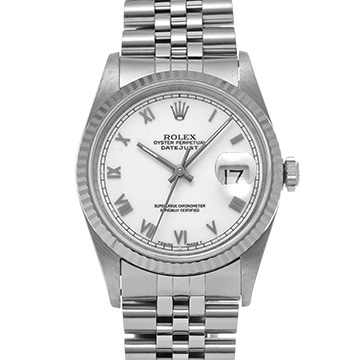 ロレックス デイトジャスト 16234 ホワイト メンズ 時計 【中古】【wristwatch】